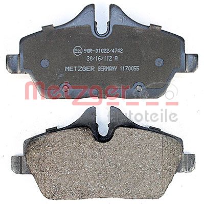 METZGER 1170055 Bremsbelagsatz, Scheibenbremse